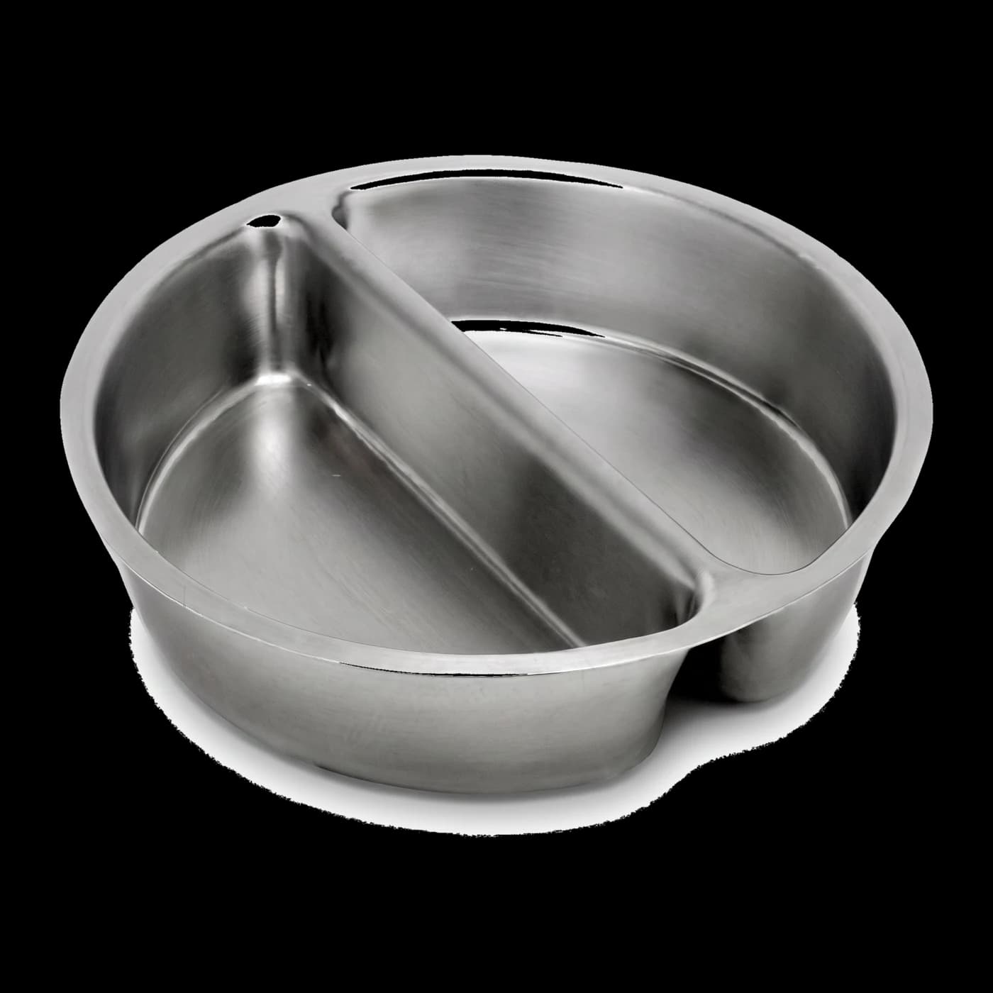 Stainless steel 2-in-1 chafing dish food insert for dual serving — buffet accessories Lotus Metal Works Pakistan